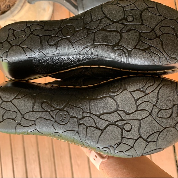 Bare Traps Quarter Black Clogs Mules-Y2K-Leather-Women’s-Size 9M-Comfort - Picture 8 of 8